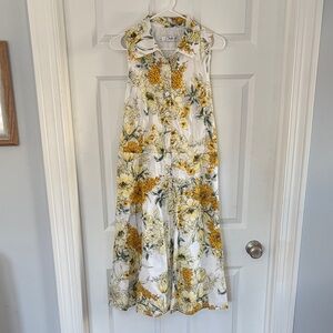 Springtime Sleeveless Floral Dress